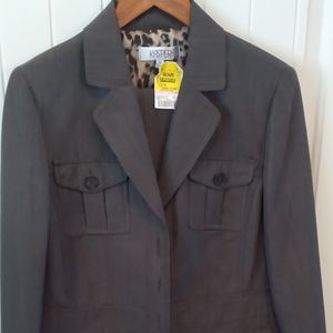 NWT brown business suit 14